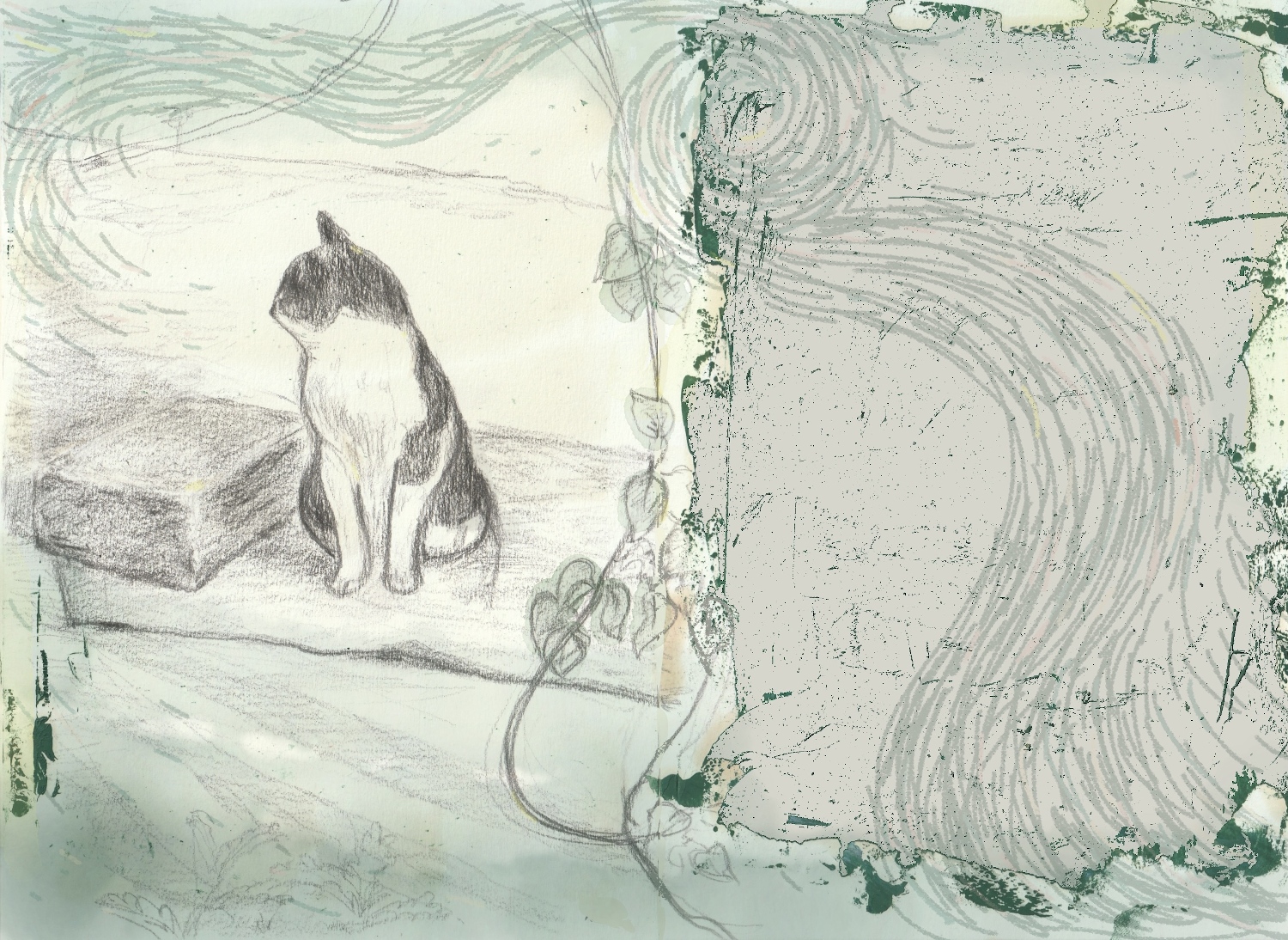 Episode 1 illustration with cat
