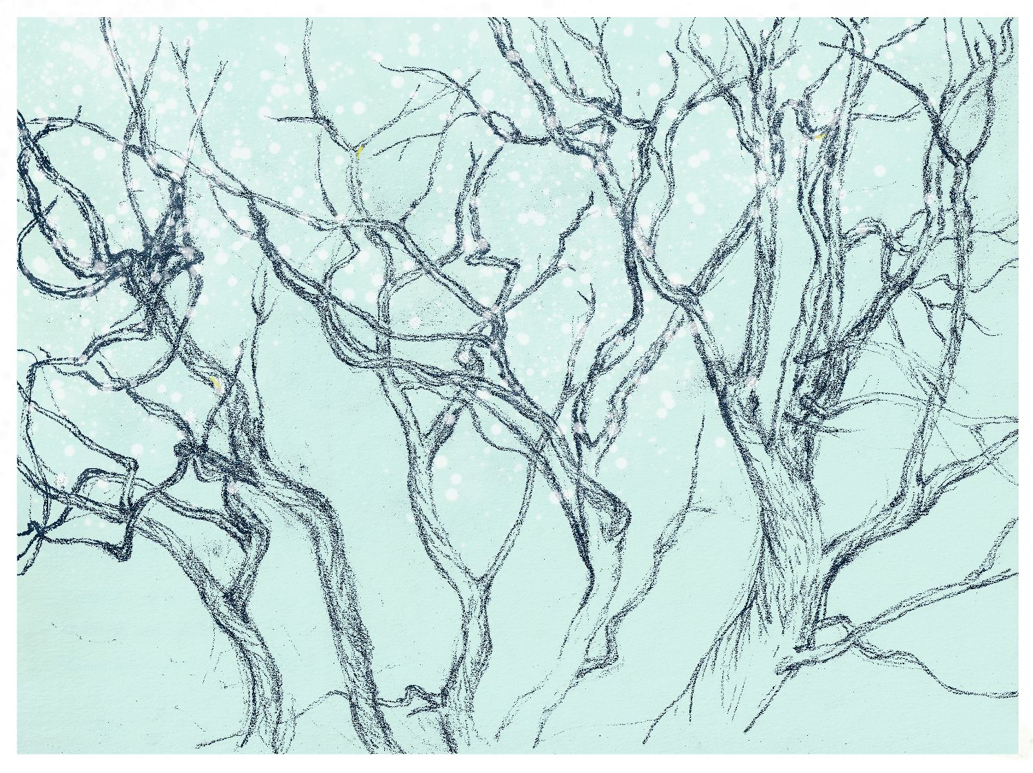 Episode Key Visual unspeakable trees, drawing